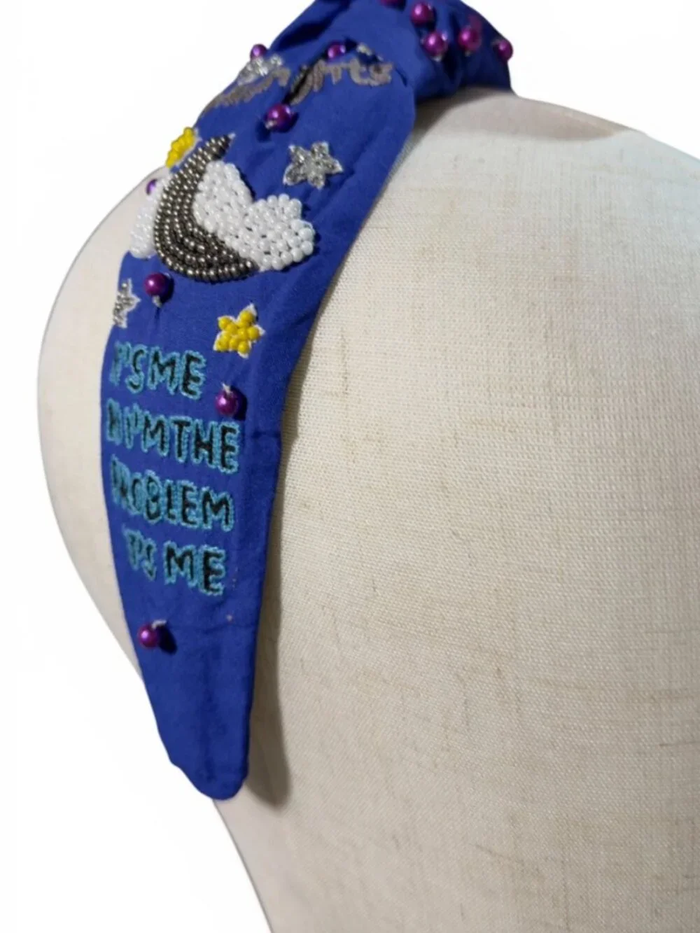 Taylor Swift Karma is a Cat Beaded Headband New